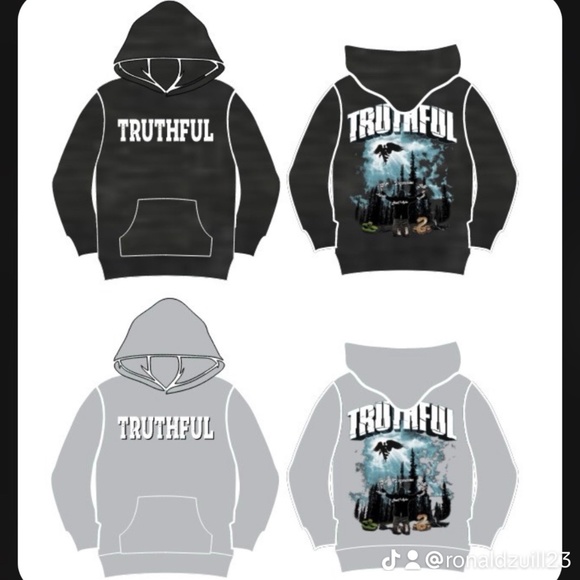 TRUTHFUL HOODIE - Picture 1 of 1